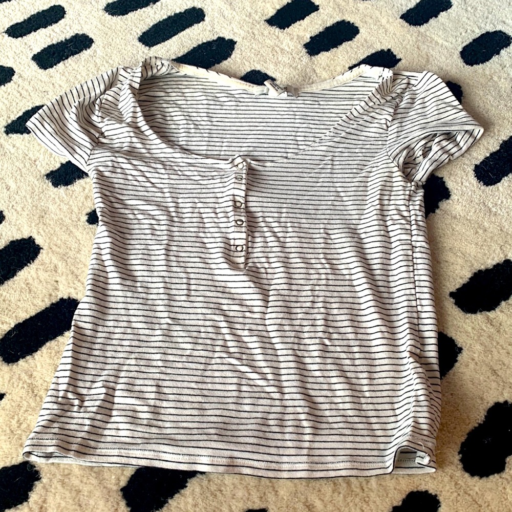 Forever 21, body con, stripped crop top